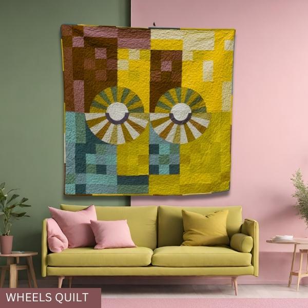 Wheels quilt block