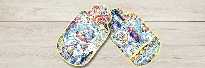 How to make a hot water bottle cozy