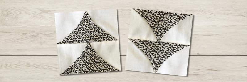 One seam flying geese quilt block