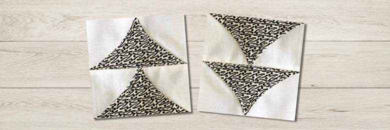 One seam flying geese quilt block