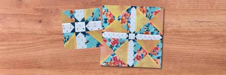 Sashing with cornerstones