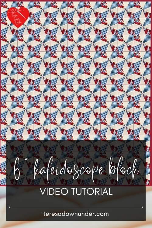 6” kaleidoscope block tutorial