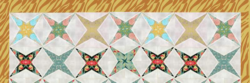 Inverted kaleidoscope block