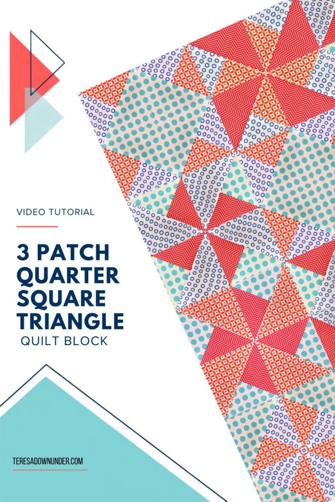 3 quarter square triangles