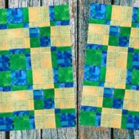 Stack, cut and swap quilting technique