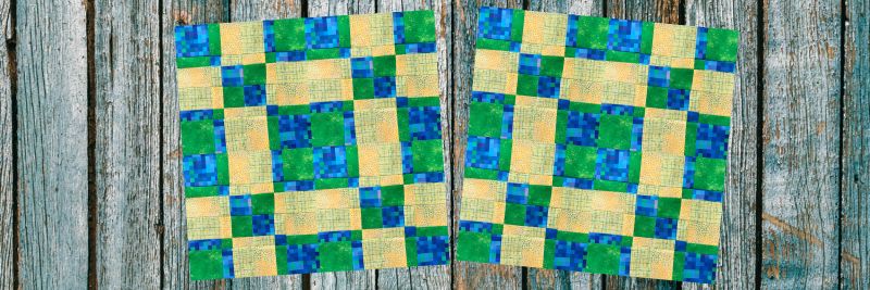 Stack, cut and swap quilting technique